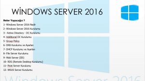 windows Server eğitimi