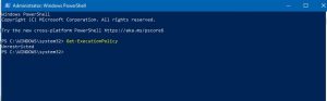 Powershell execution policy